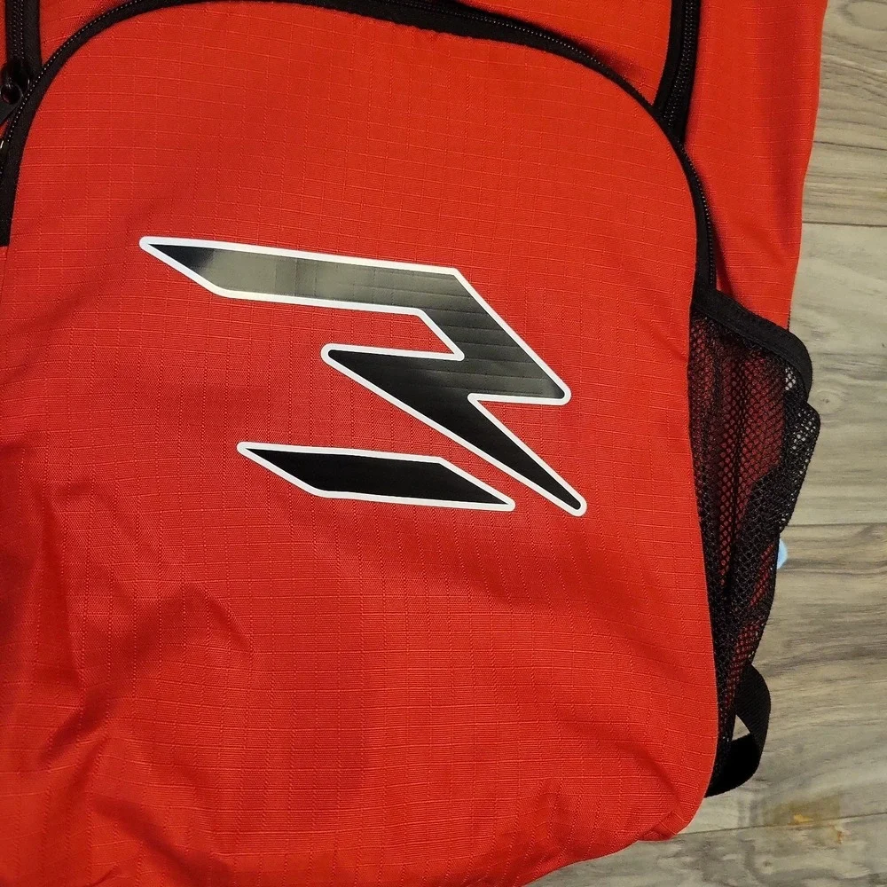 Nike 3Brand By Russell Wilson Futura Drip Black Action Red Backpack  Ripstop